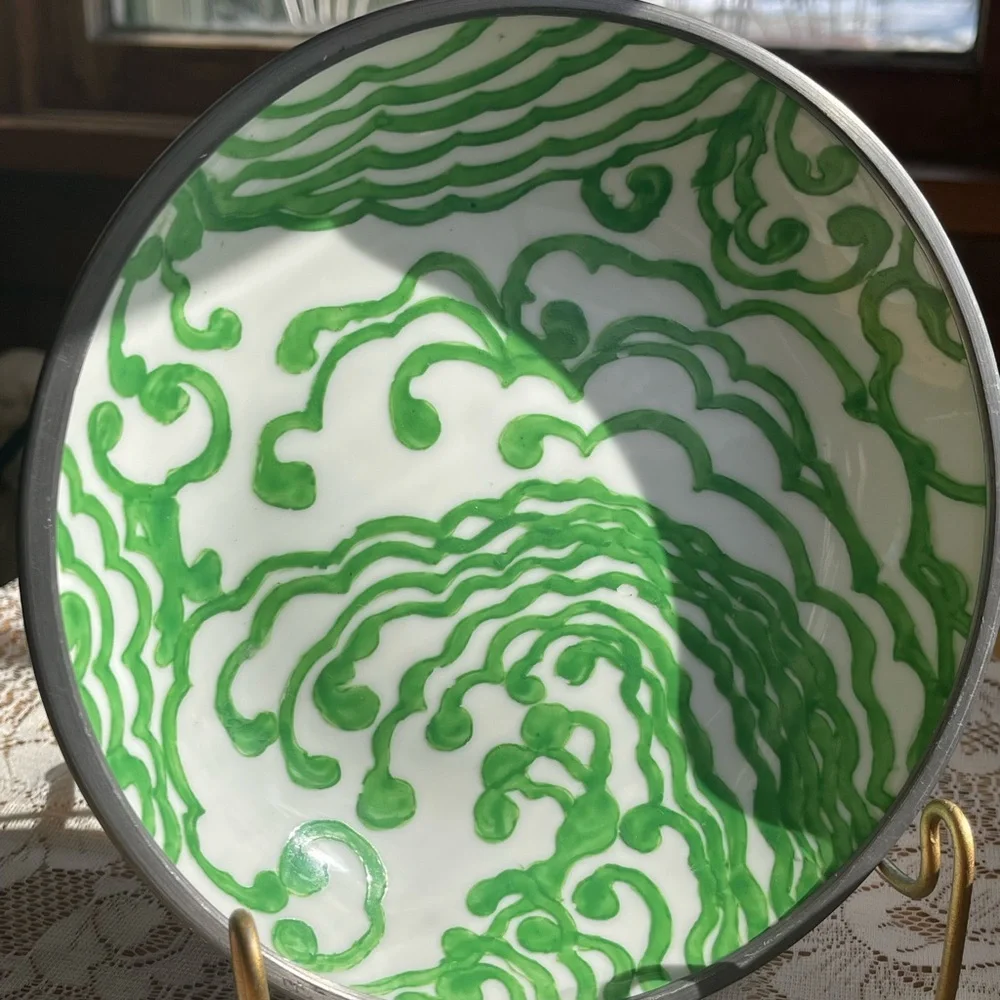 Saks 5th Ave vintage ceramic dish for display - Picture 2 of 7